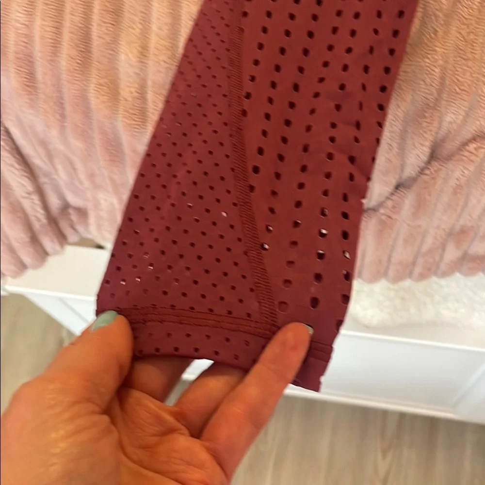 Victoria's Secret Burgundy Leggings - Picture 6 of 6